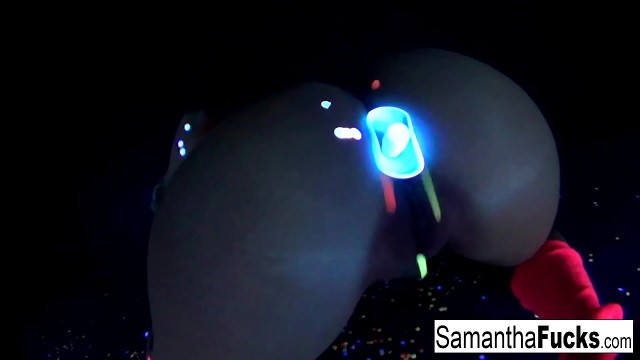 Samantha Saint Black Light Straight Hot Black Porn Light Super Hot Blonde